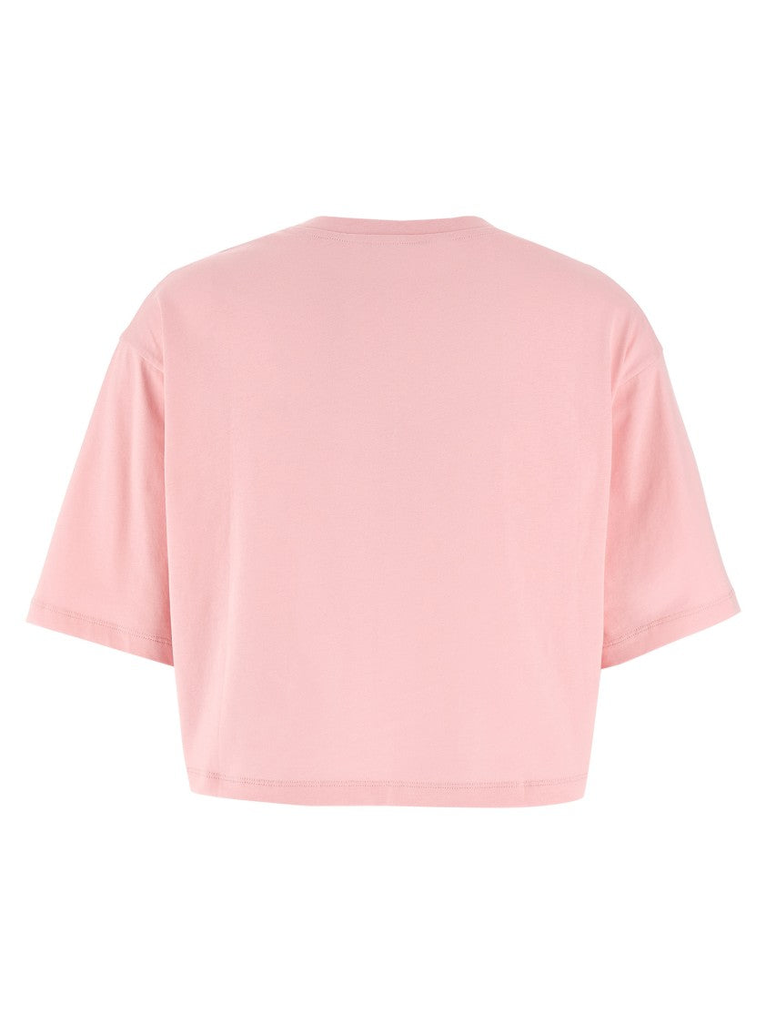 Balmain Logo Crop T-Shirt