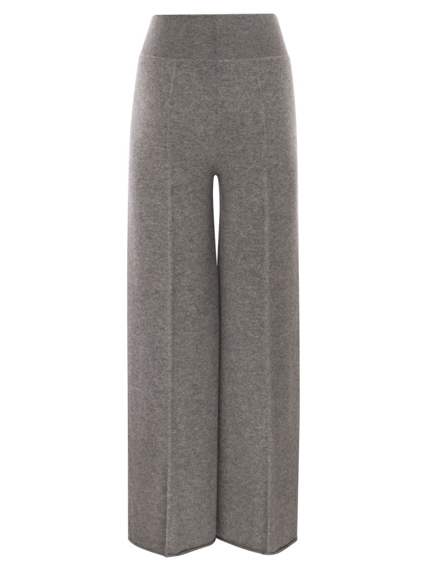 Vanisé Twist - Cashmere Wide-Leg Trousers