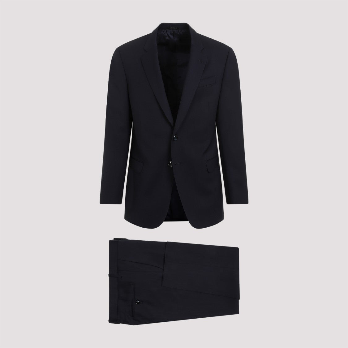 Giorgio Armani Dark Navy-Blue Virgin Wool Suit
