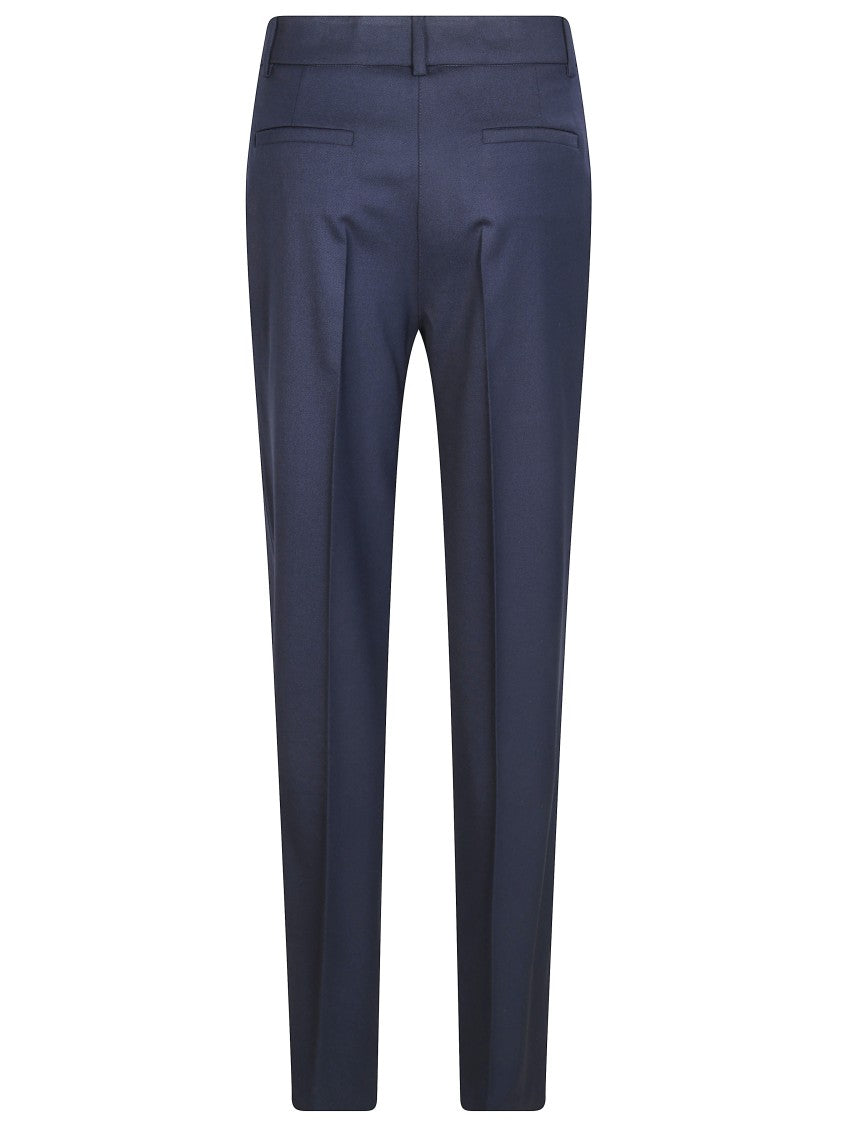Parosh Sallia Bi Stretch Mid-Rise Straight-Leg Pants