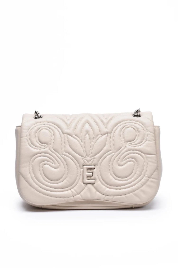 Ermanno Firenze Sveva Large Shoulder Bag - White