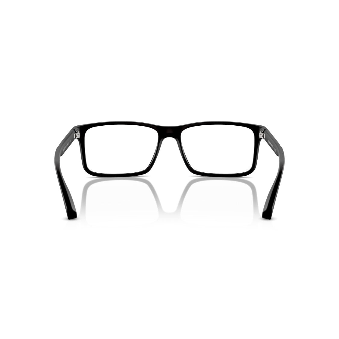 Emporio Armani 0Ea3038 Rectangular Matte Black Eyeglasses With Minimalist Design