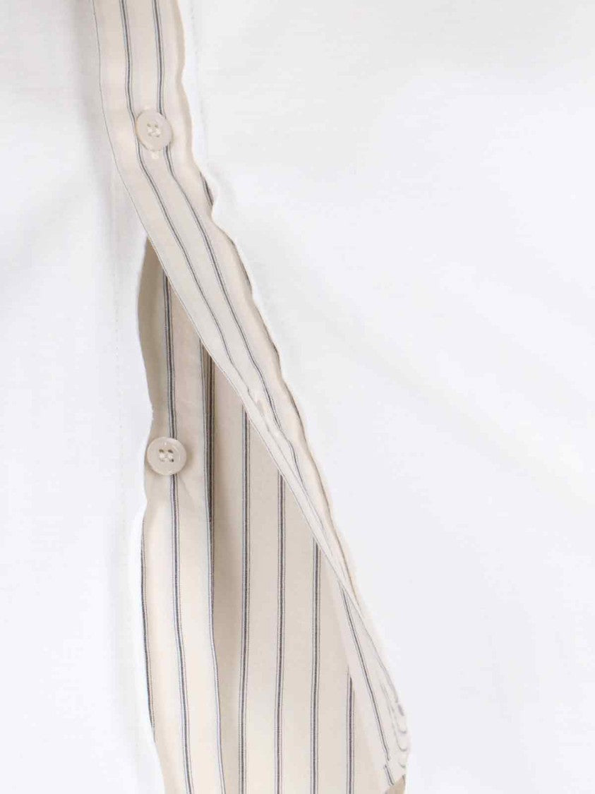 Maison Margiela Inverted Shirt – White & Beige