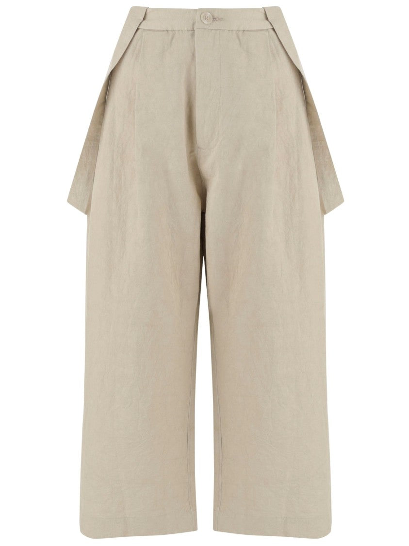 Lauren Manoogian Cotton And Linen Jumper Pants