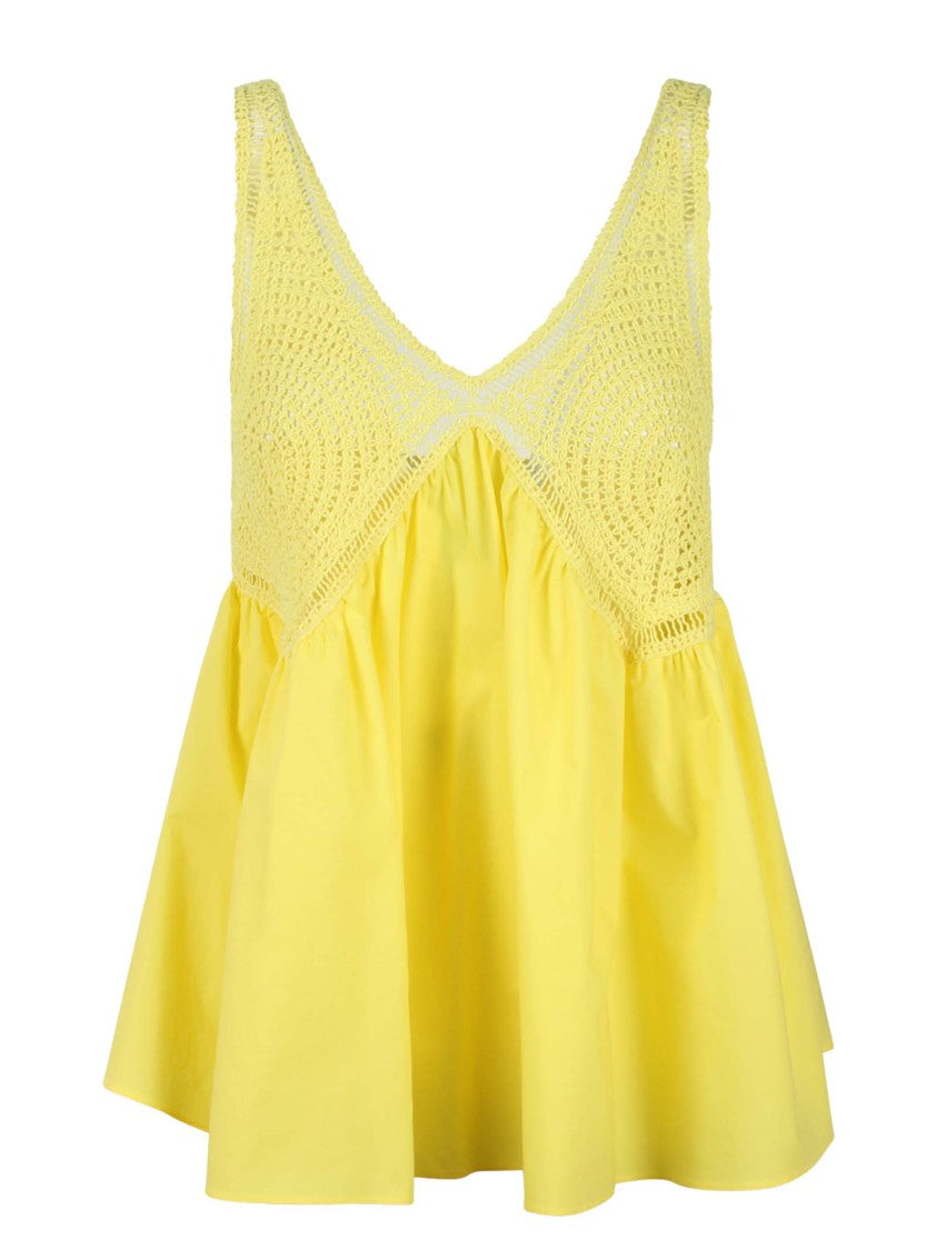 P.A.R.O.S.H. Crochet Embroidery Top