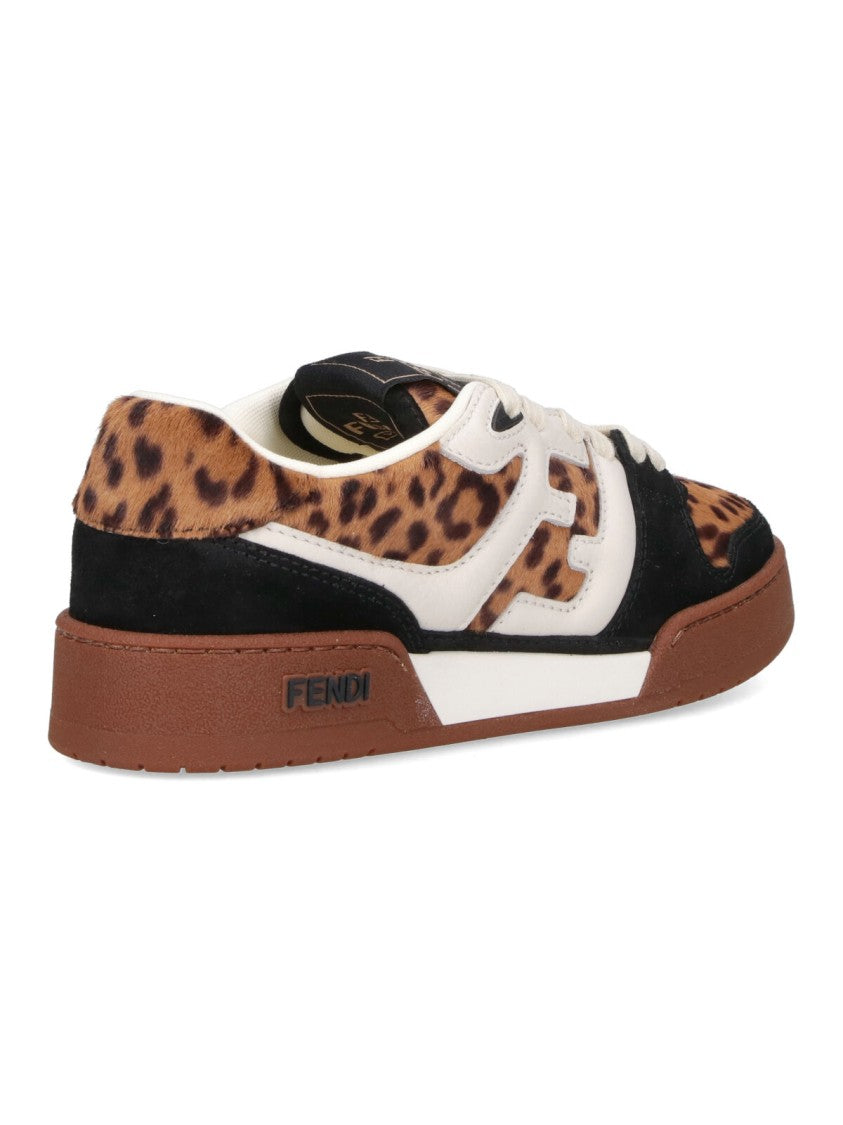 Fendi “Match” Low-Top Sneakers – Multicolor