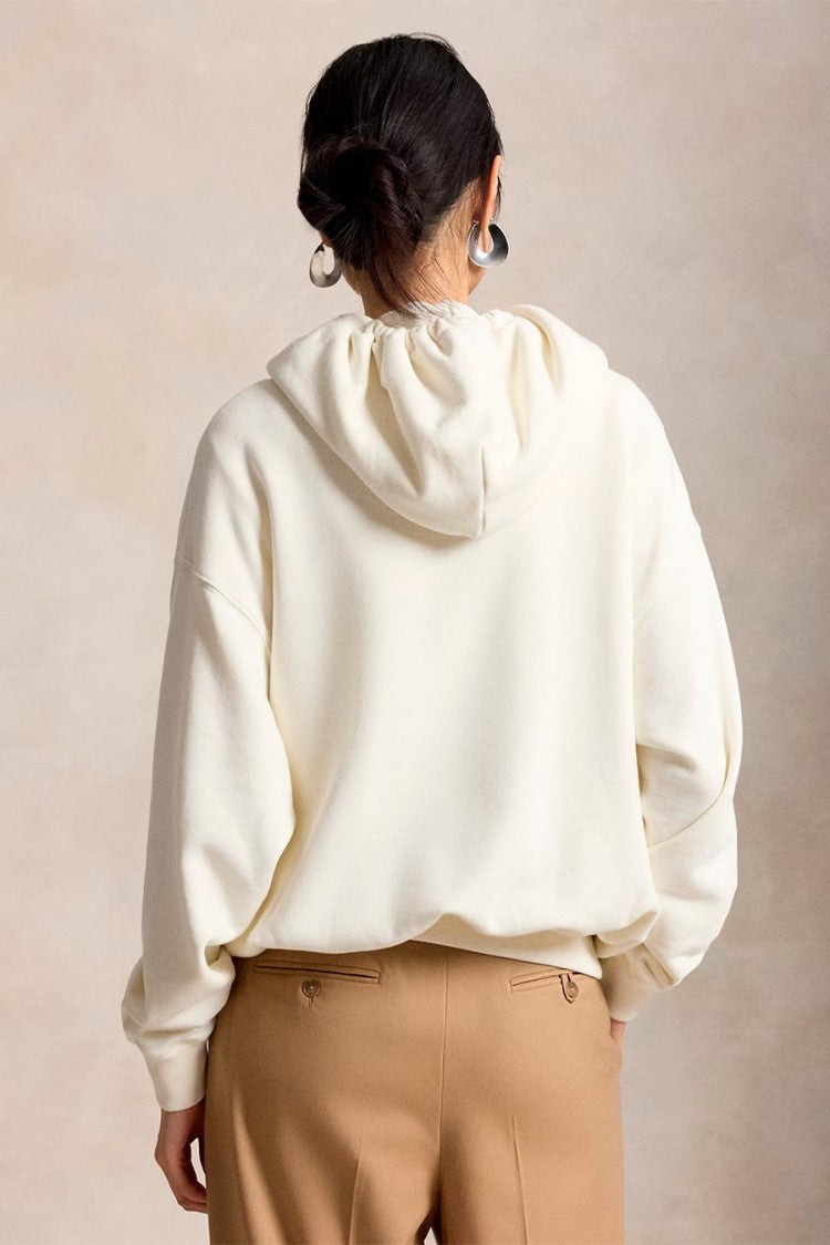 Polo Ralph Lauren Cream Polo Bear Graphic Hoodie