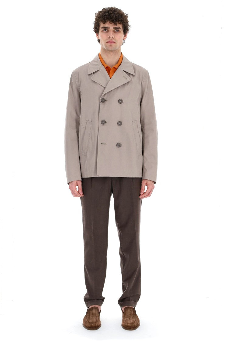 Herno Rain Collection Cotton Peacoat
