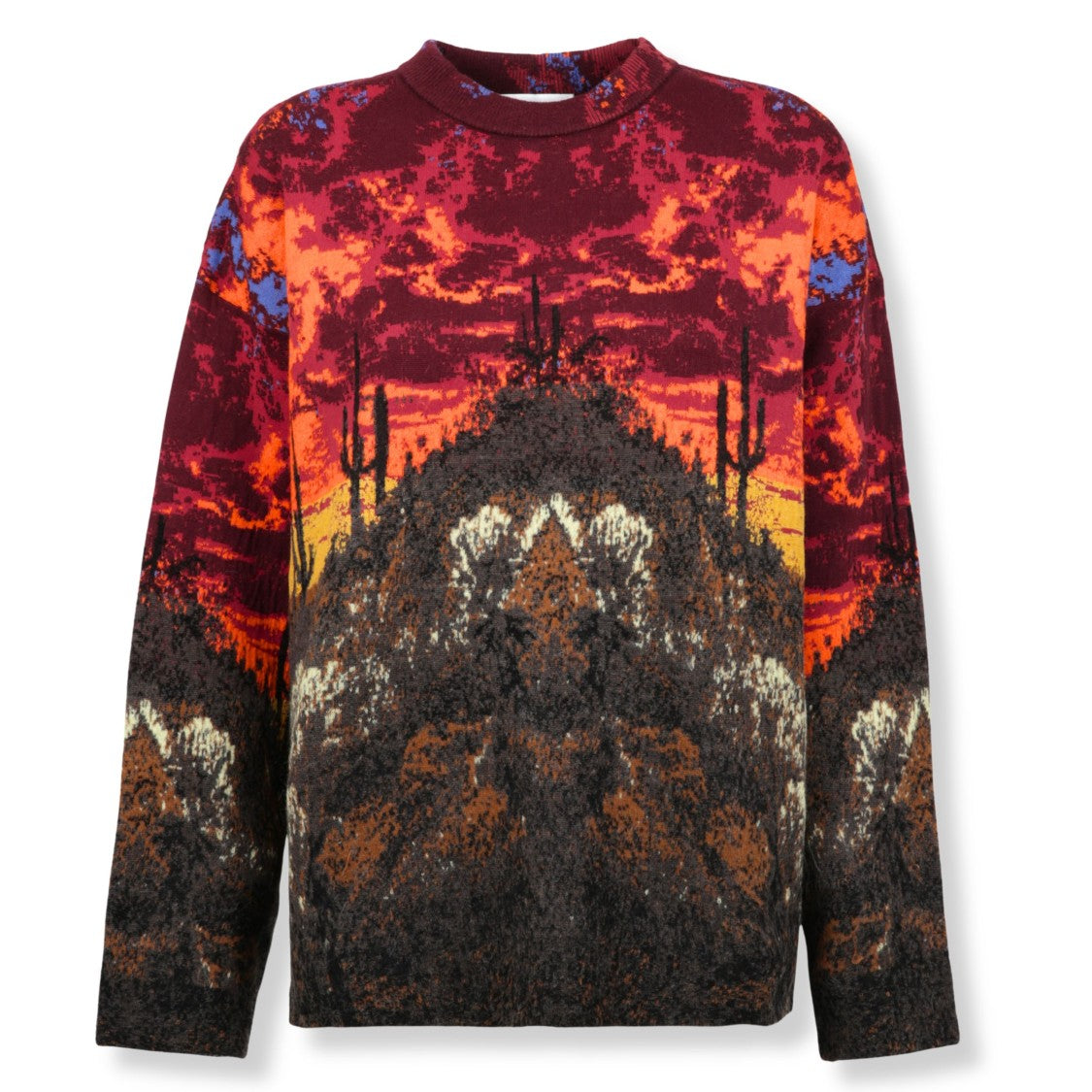 Laneus Textured Knit Jacket With Classic Silhouette