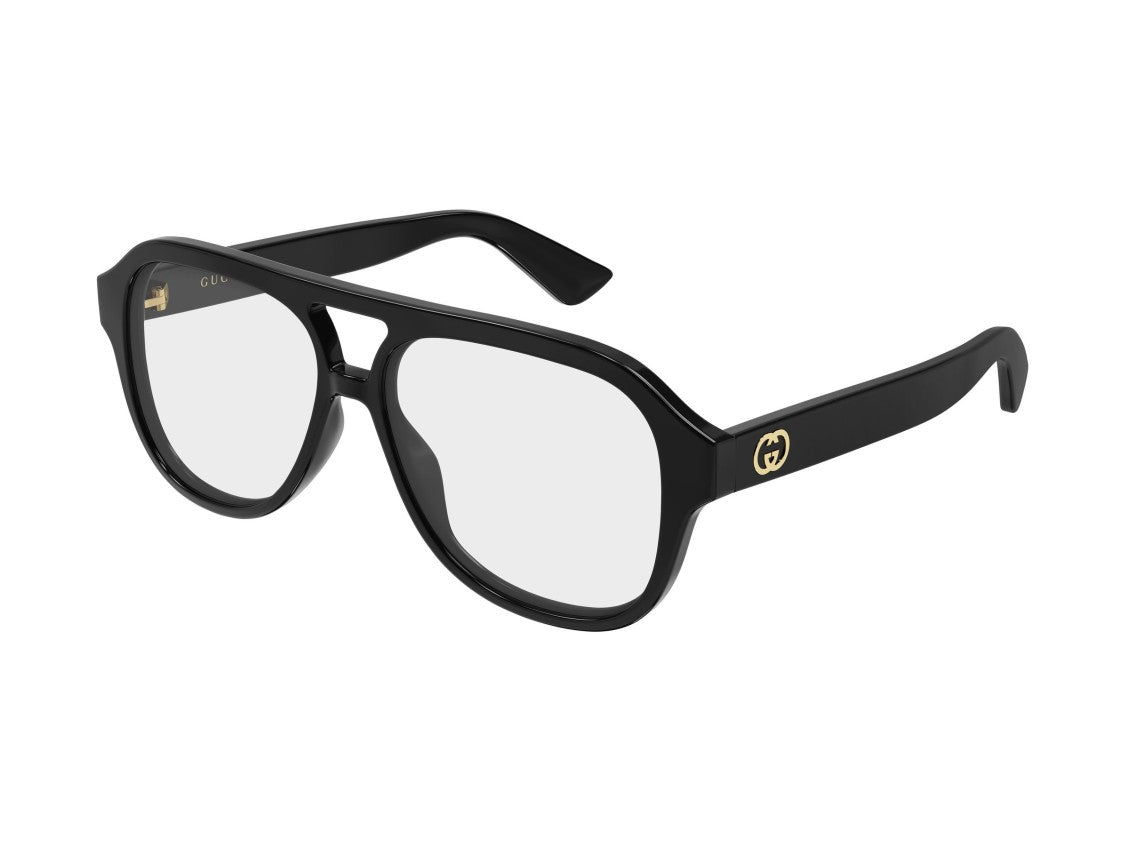Gucci Gold Gg2192o Oversized Aviator Sunglasses