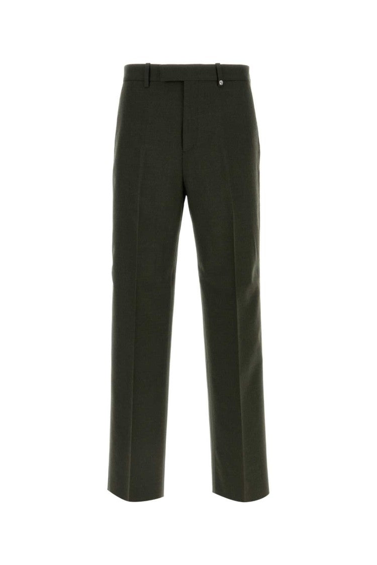 Burberry Bottle Green Wool Pant