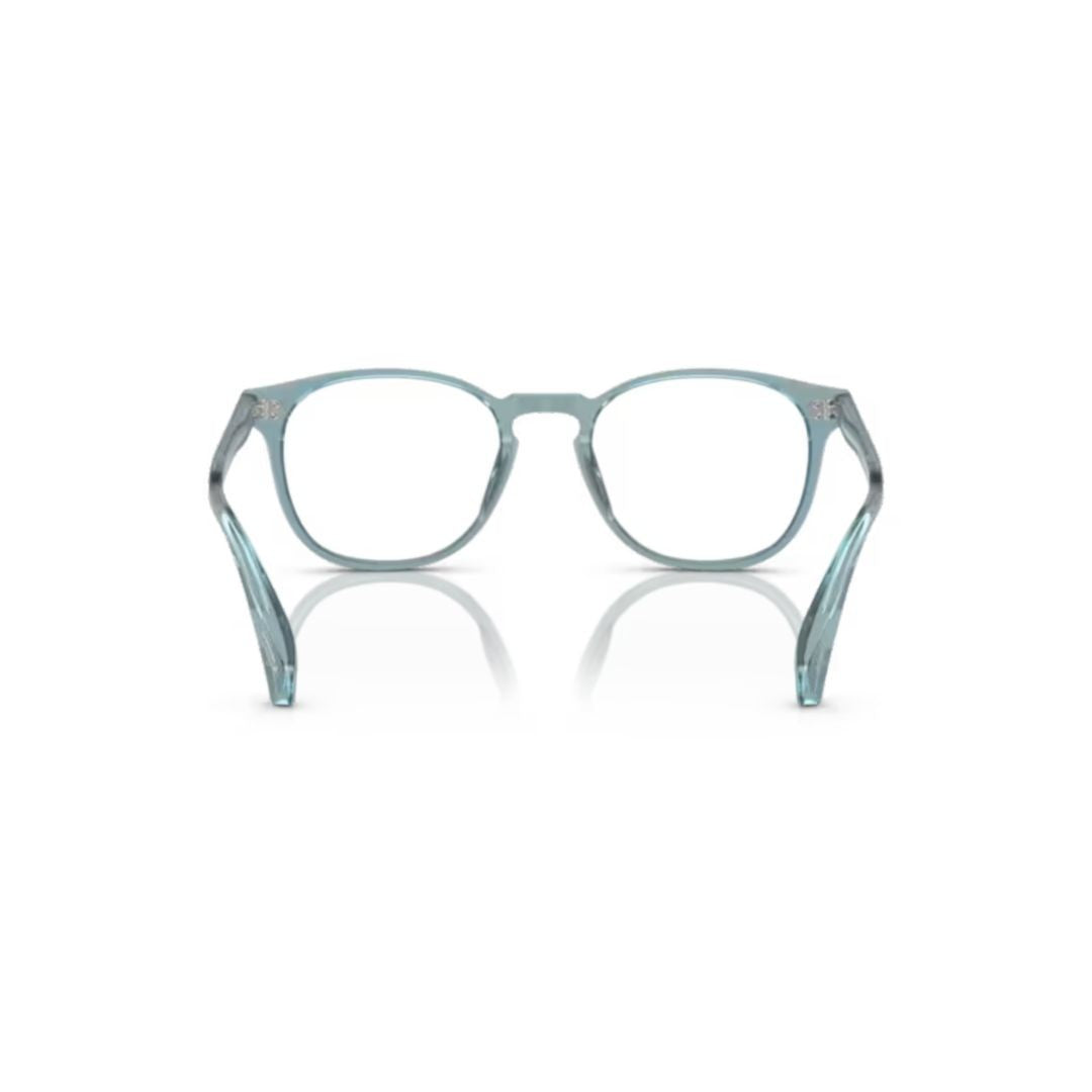 Oliver Peoples 0Ov5298u Translucent Light Blue Acetate Eyeglasses With Keyhole Bridge