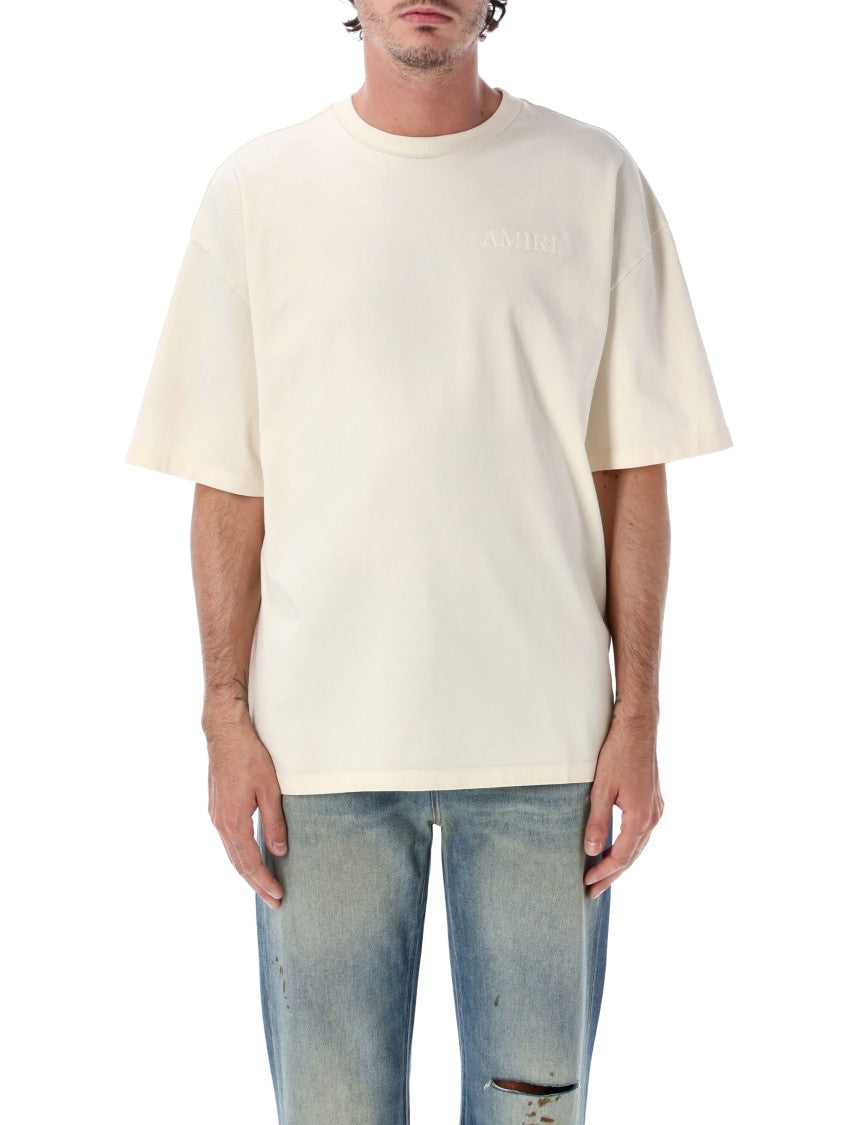 Amiri Grad Ma Check Patch Bandana Print Embroidered Oversized T-Shirt