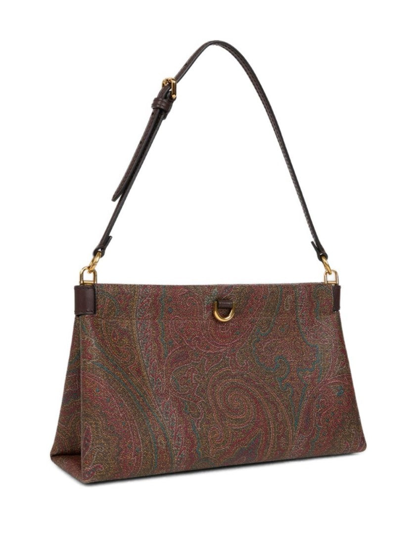 Etro Rectangular Paisley Jacquard Clutch