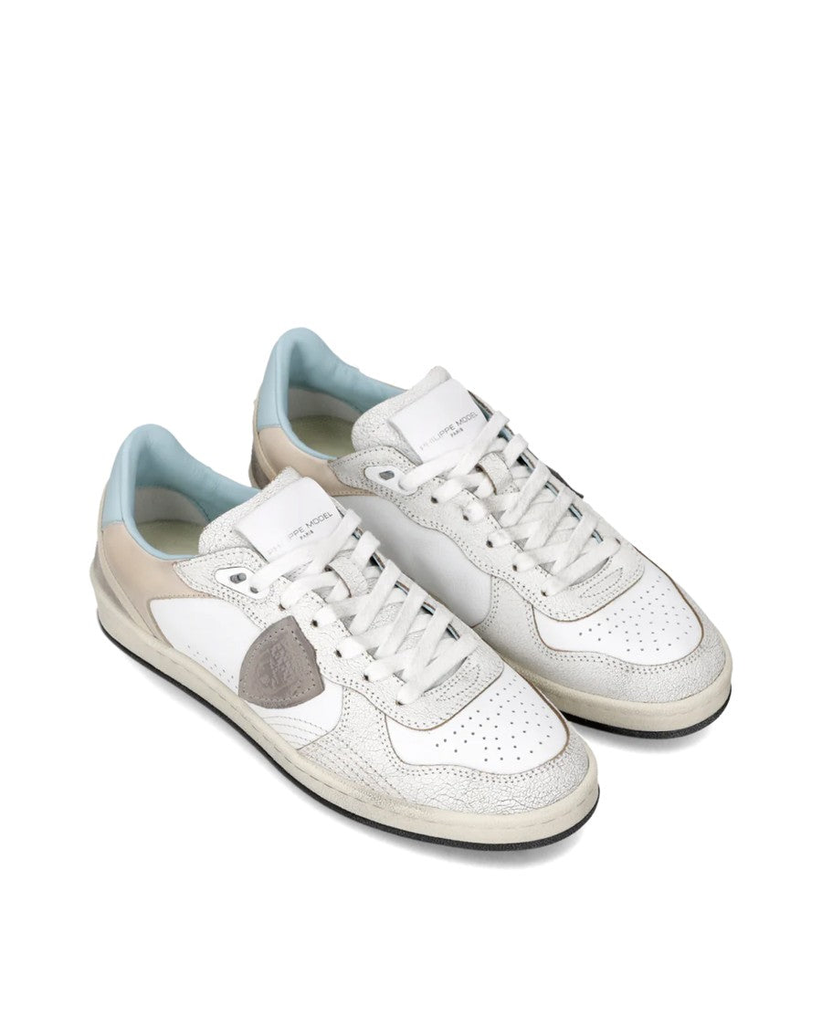 Philippe Model Pgal Sneakers – White/Sky Blue