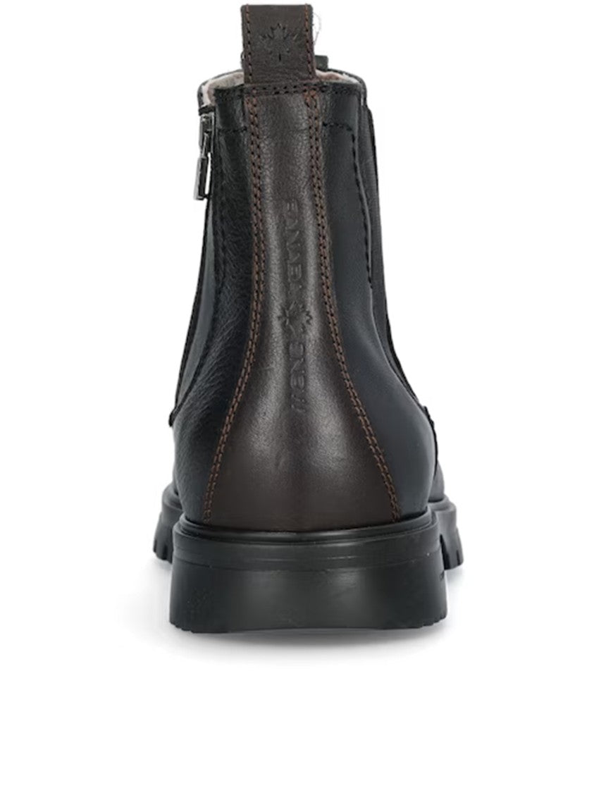 Canada Snow Mount Faden Elastic Panel Ankle Boots