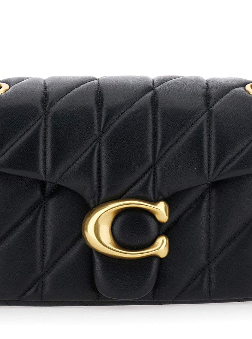 Coach Tabby 26' Black Quilted Crossbody Bag