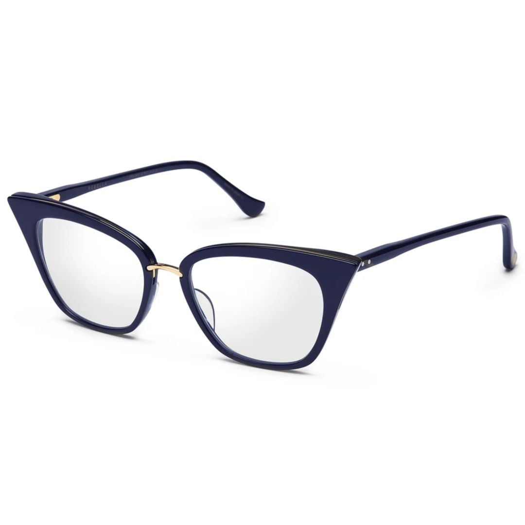 Dita Rebella Bold Cat-Eye Eyeglasses With Gold Accents