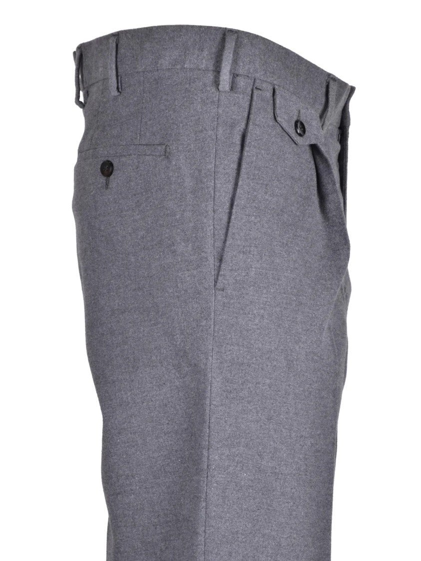 L.B.M. 1911 Grey Stretch Cotton Formal Pants