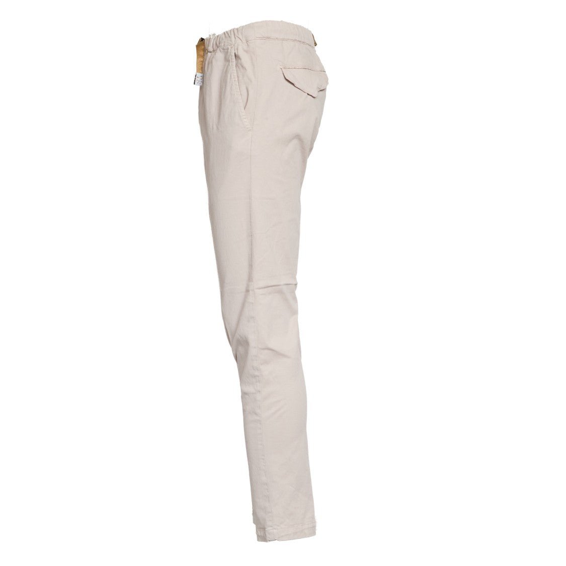 White Sand Pima Cotton Long Pants