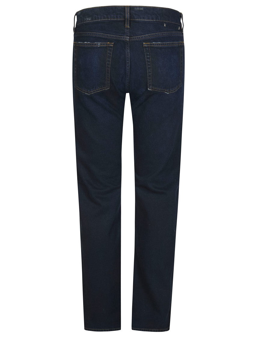Golden Goose Blue Patrick Comfort Straight-Leg Jeans