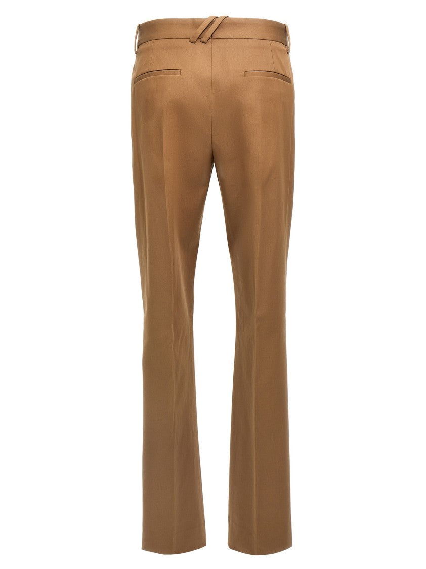 Burberry Straight Leg Trousers With Front Pleat