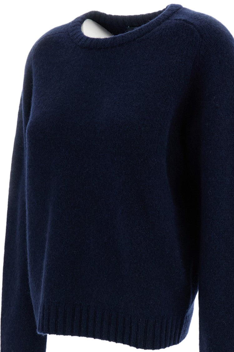 Arch4 Navy Limerick Heavyweight Chunky-Knit Cashmere Sweater