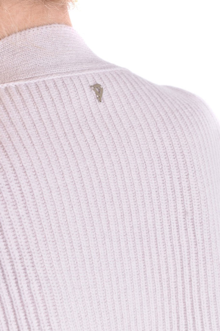 Dondup Gradient Knit Sweater With Ribbed Upper