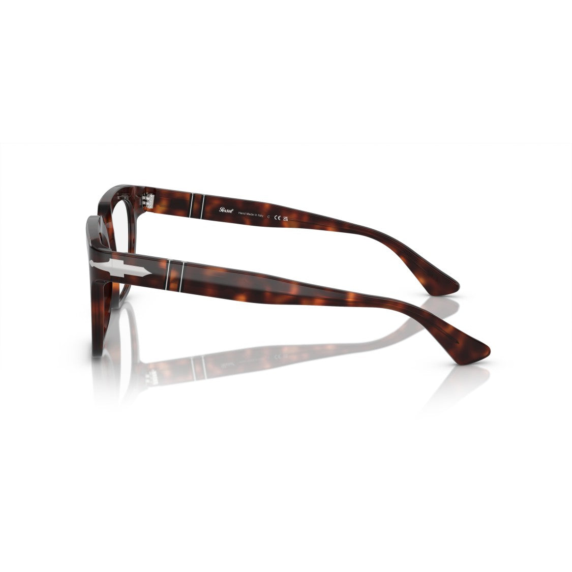 Persol 0Po3325v Square Frame Acetate Eyeglasses With Tortoiseshell Pattern