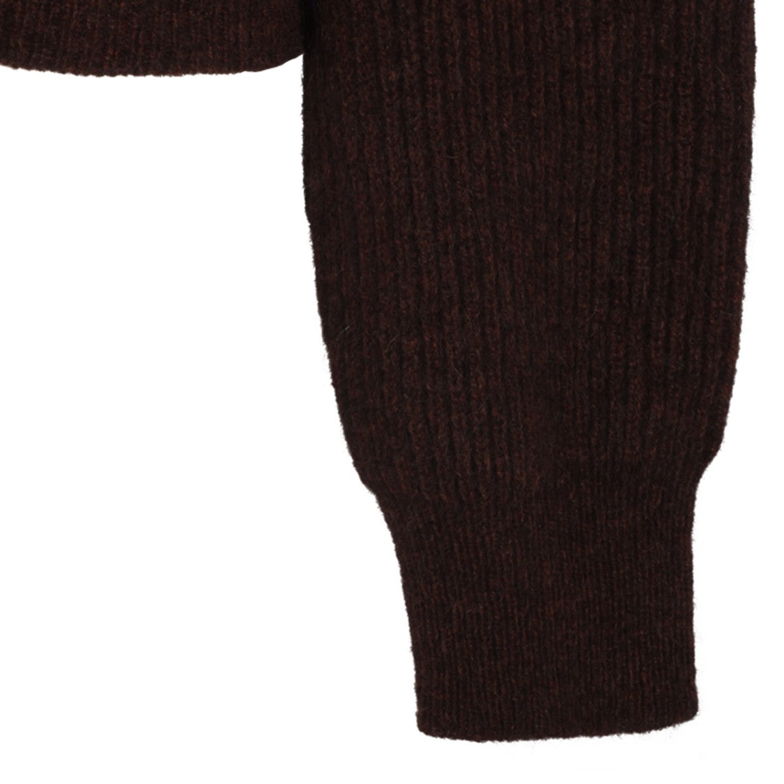 Uma Wang Ribbed Knit Crew Neck Sweater