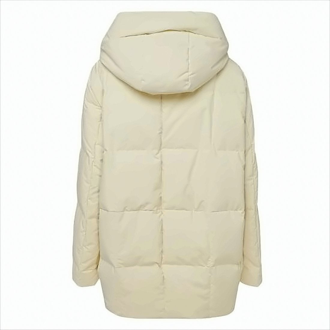 Jil Sander Quilted Padded Jacket With High Collar And Oversized Silhouette