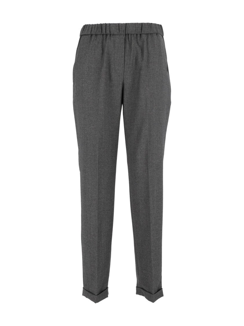 Antonelli Firenze Tailored Tapered Cuffed Straight-Leg Pants