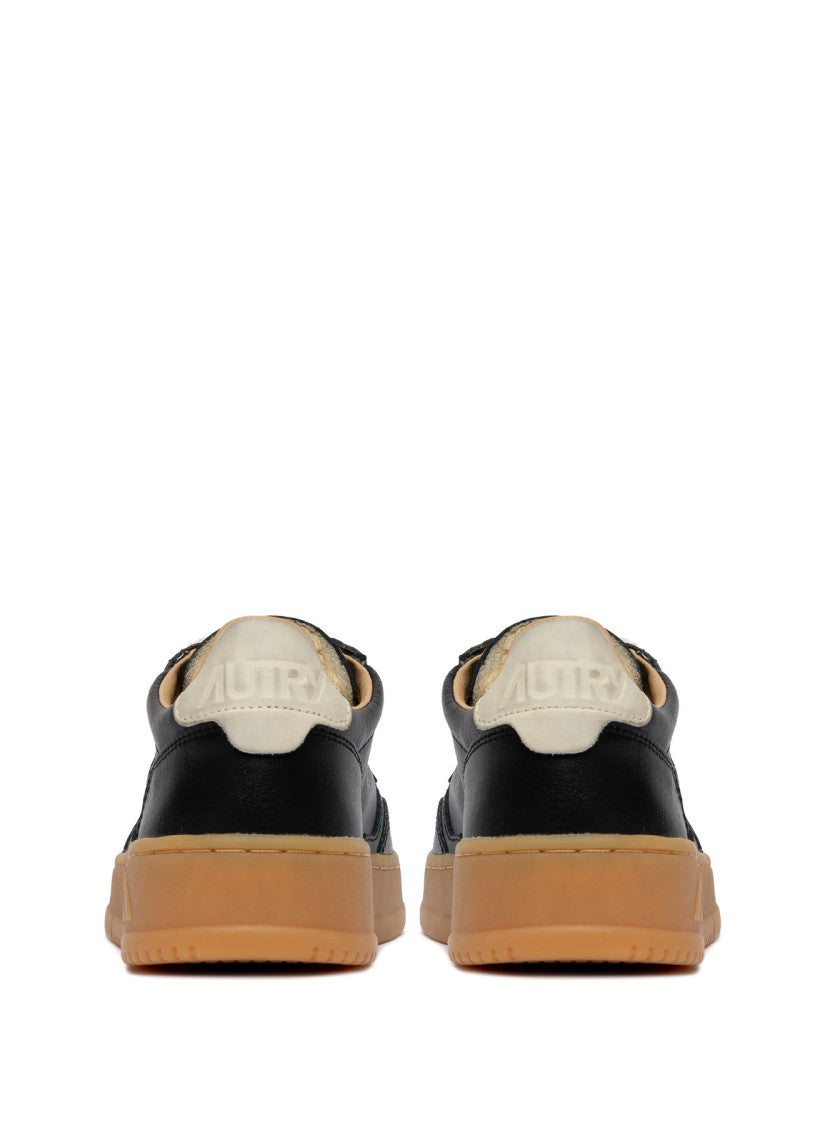 Autry Low-Top Sneakers In Soft Leather And Nubuck Accents