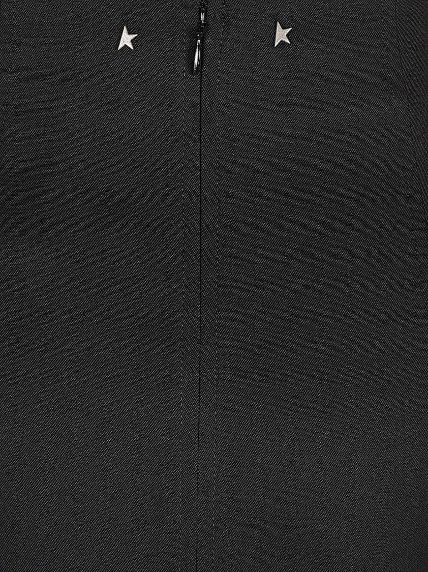 Golden Goose Straight Silhouette Black Skirt