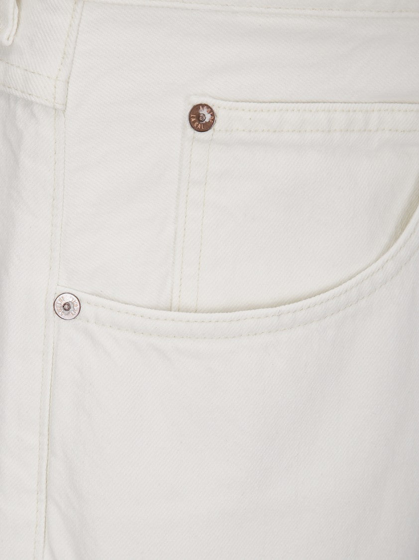 Agolde Fusion Jeans In Chalk White