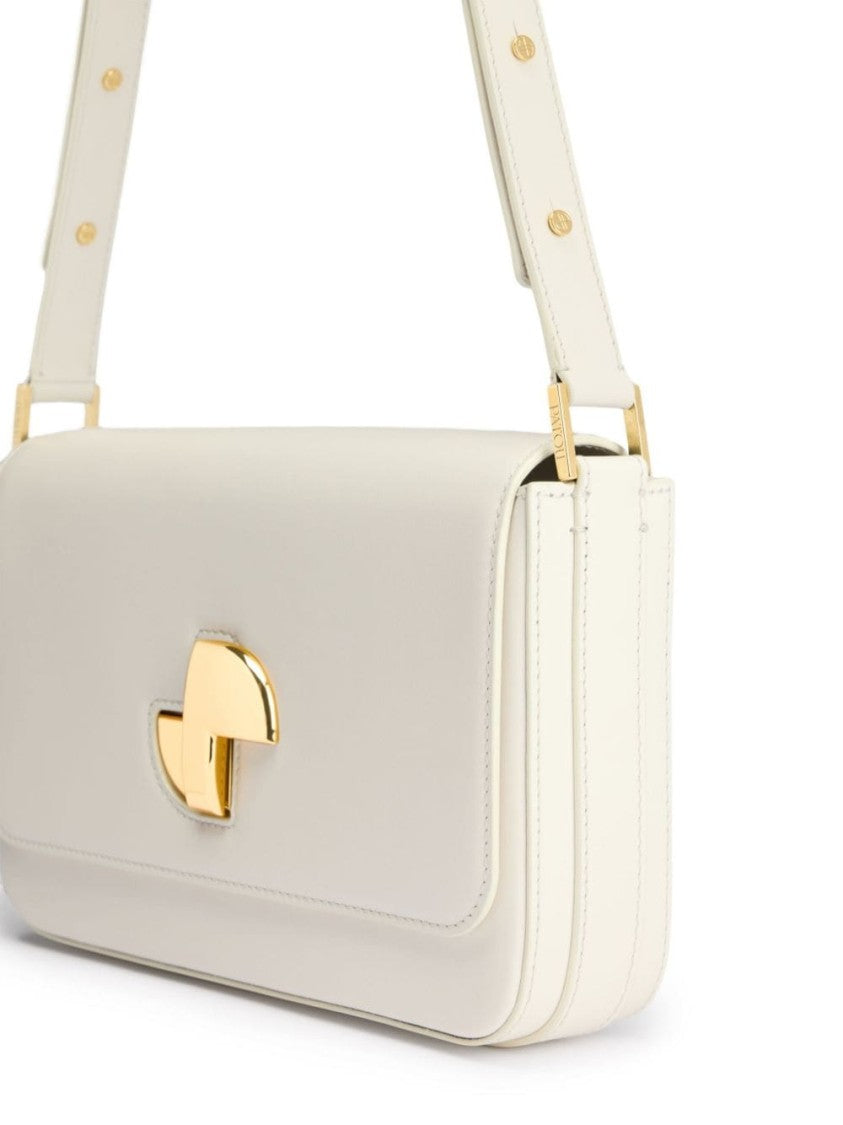 Patou Smooth-Grain Off-White Leather Bag