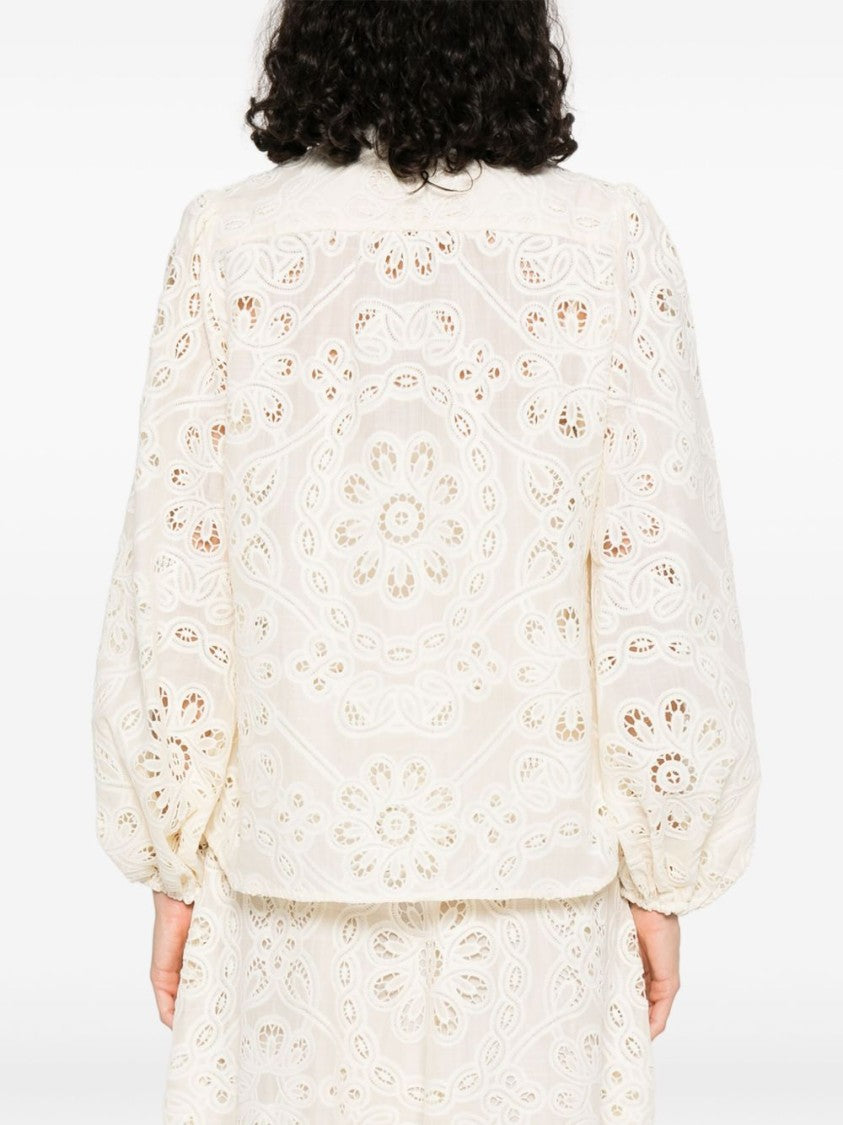 Zimmermann Rhiannon Embroidered Blouse