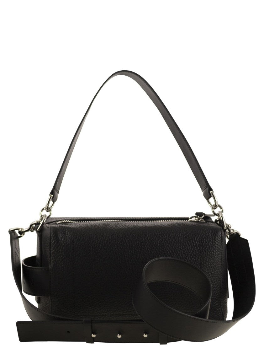 Hogan Script Mini Leather Top Box