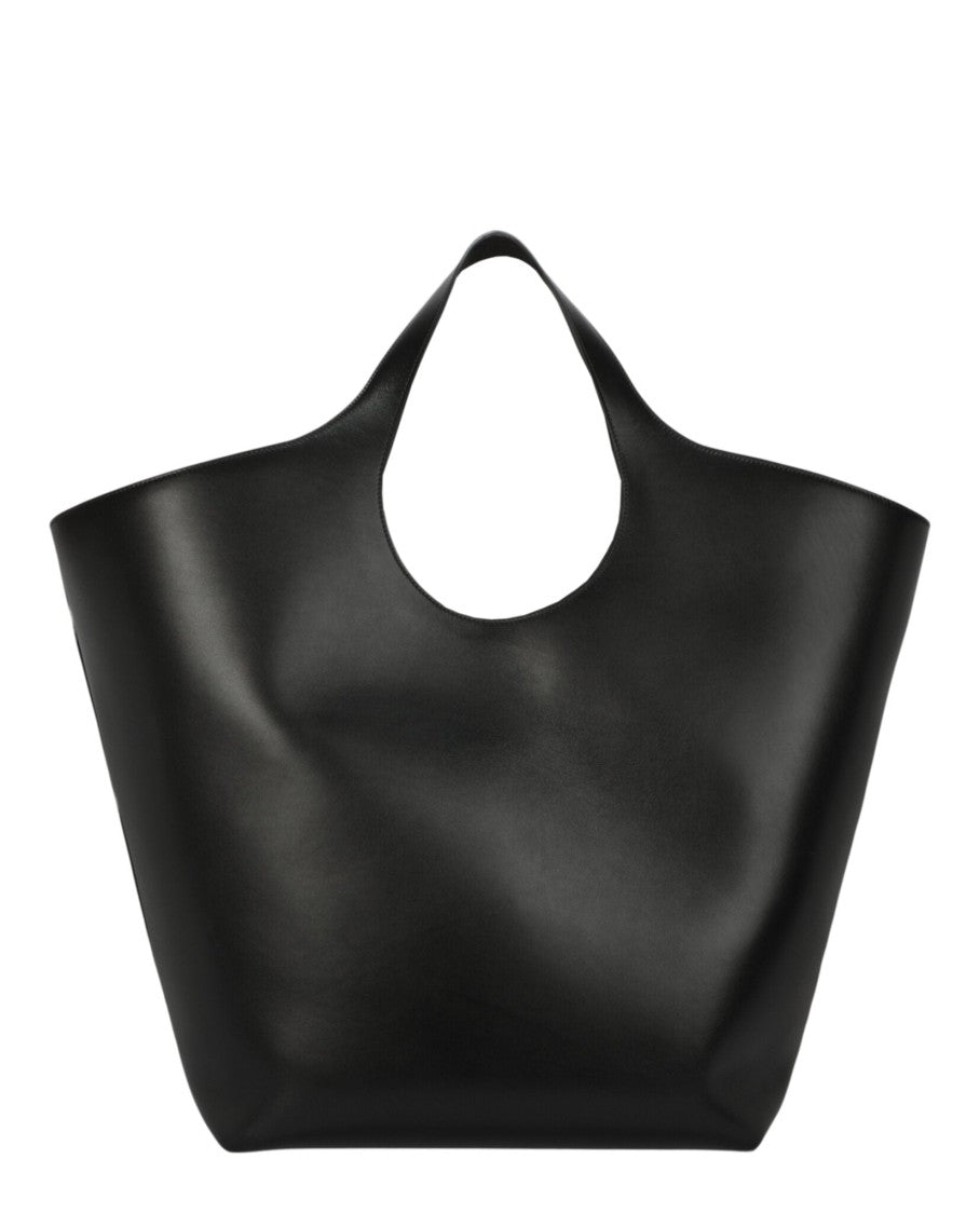 Balenciaga Spacious Smooth Calfskin Tote With Embossed Logo