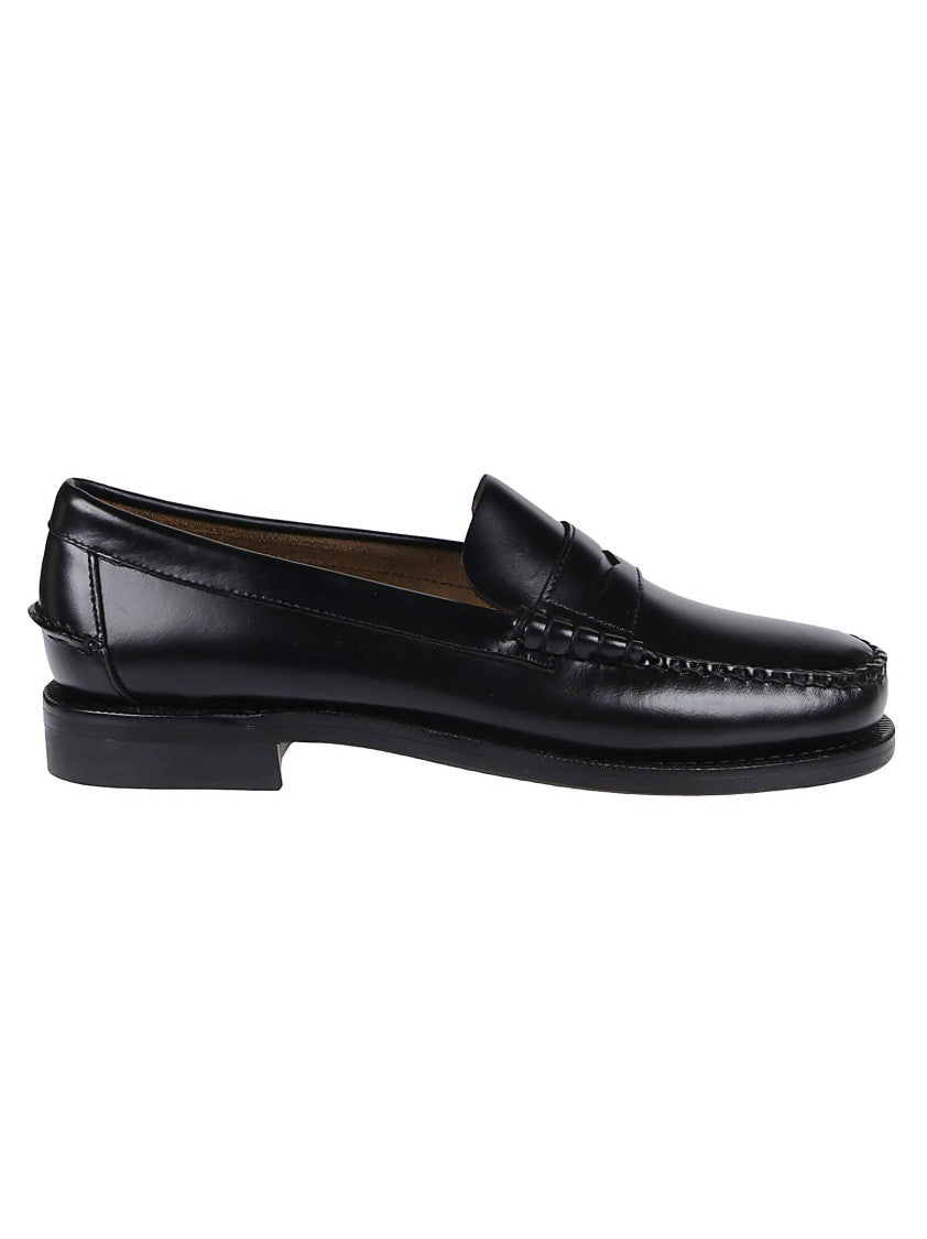 Sebago Classic Dan Black Leather Loafers