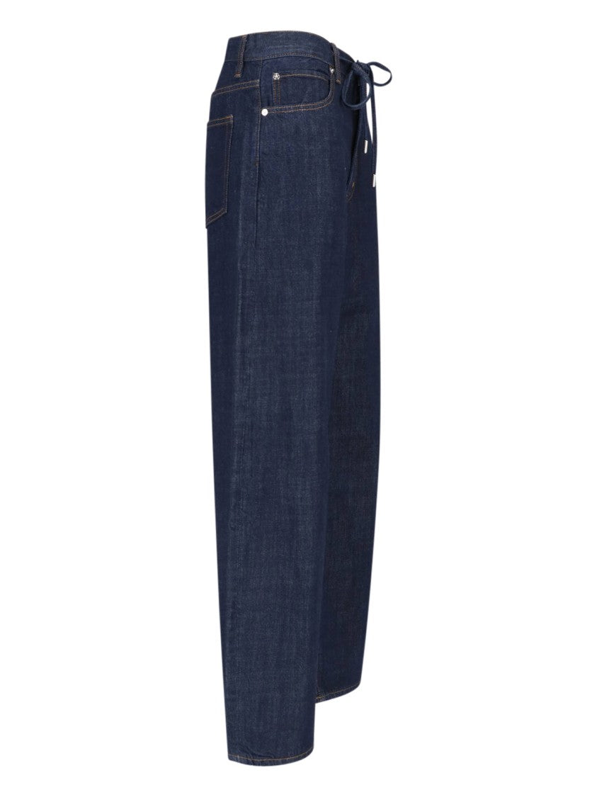 Frame Blue The Bow Straight Leg Jeans