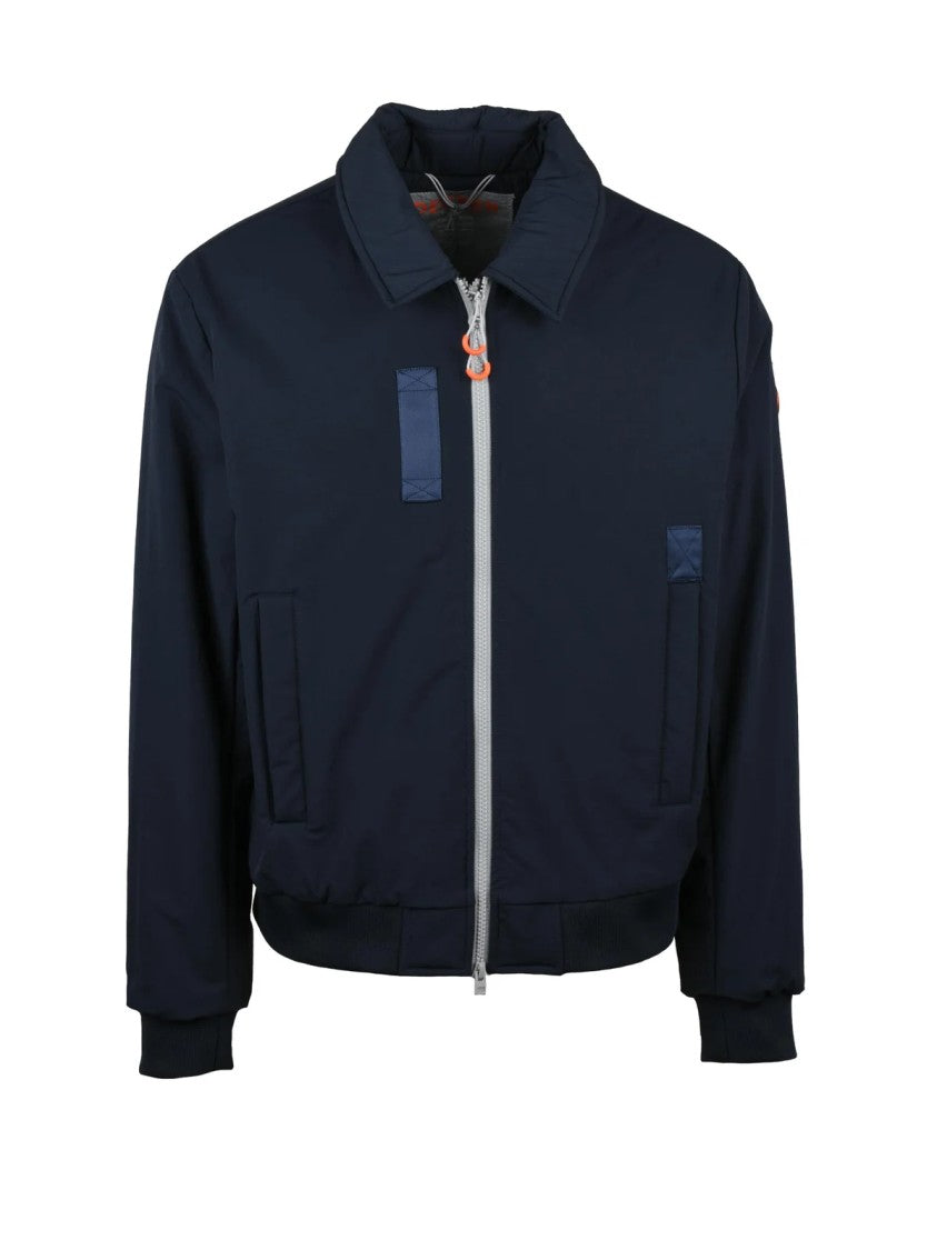 Dekker Quilted Multicolor Husbot Jacket With Structured Collar