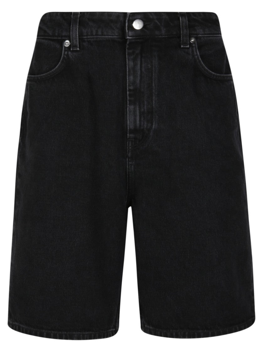 Loulou De Saison Isu Organic Cotton Denim Shorts