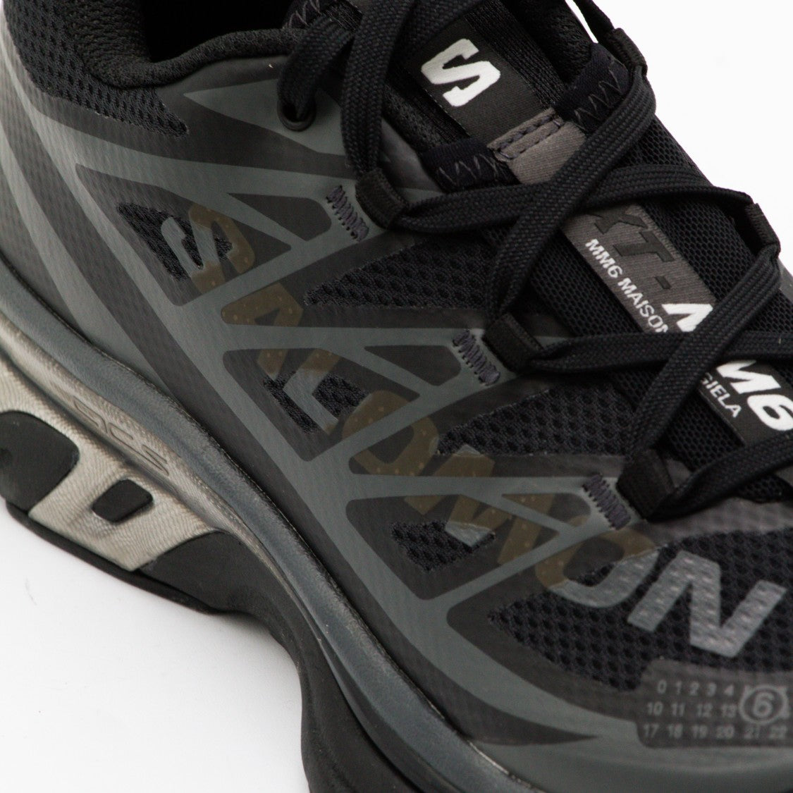Mm6 By Maison Margiela X Salomon Low-Profile Sneakers With Contrasting Metallic Midsole