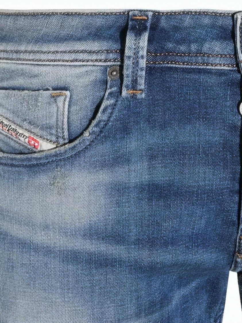 Diesel Regular Fit Denim Jeans With Classic Five-Pocket Design