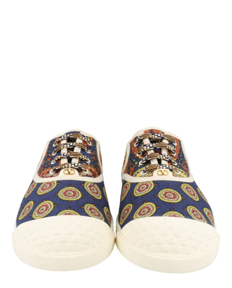 Valentino Paisley Print Bay By Bay Low-Top Sneakers