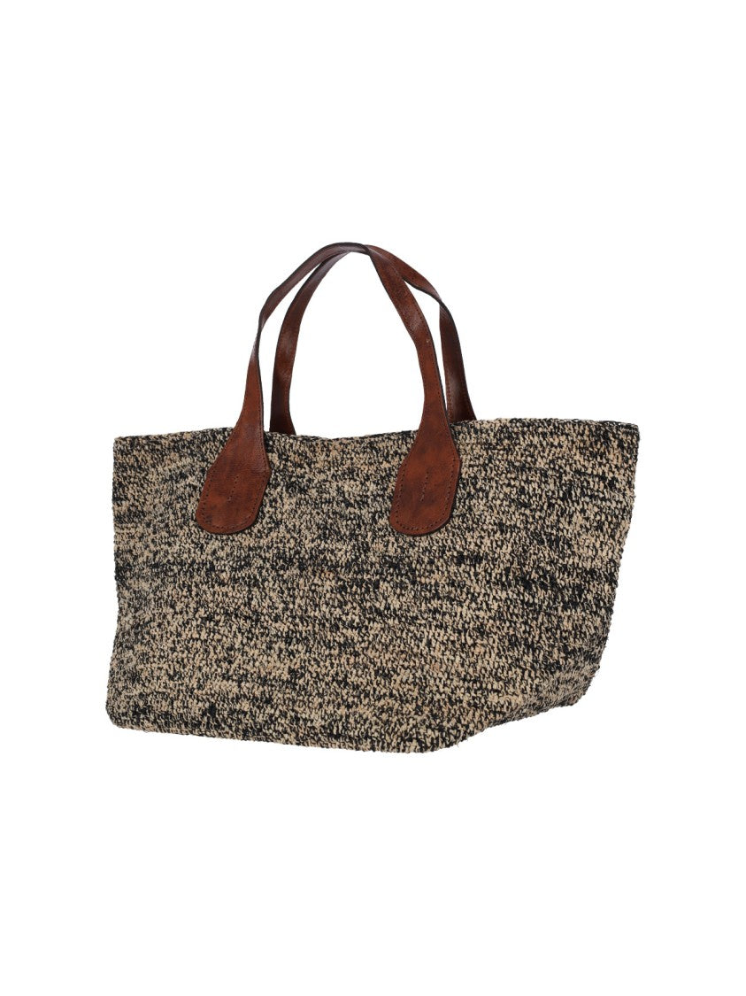 Ibeliv Multicolor Tokyo Woven Raffia Tote Bag