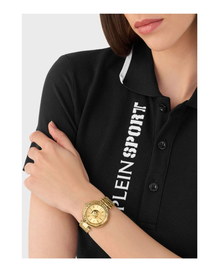 Plein Sport Opium Bracelet Watch With Champagne Sunray Dial And Lion Motif