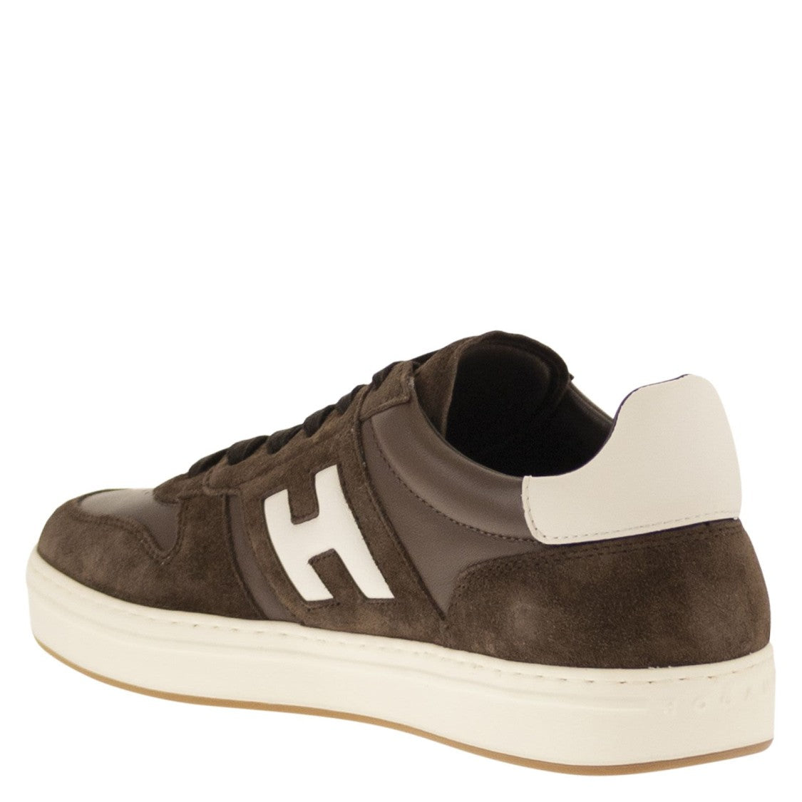 Hogan Lace-Up Sneakers With Iconic 'H' Logo And Elevated Sole