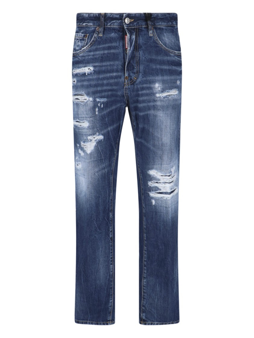 Dsquared2 Straight-Leg Jeans With Traditional Five-Pocket Styling
